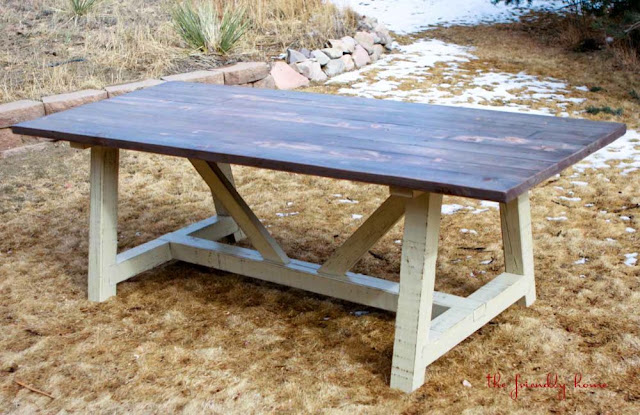 farmhouse table plans ana white